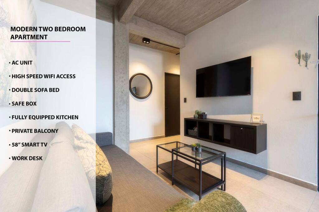 P501 2bdrm 2bath Ac Rooftop Apartment Mexiko-Stadt